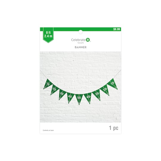 8ft. Football Field Paper Banner by Celebrate It™